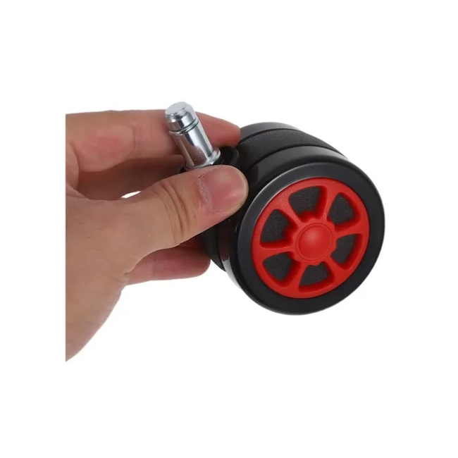 Bộ 5 bánh xe cho ghế chơi game và ghế văn phòng, có chốt tiêu chuẩn 11mm, bánh xe PU chống trầy xước, xoay 360° và dễ dàng lắp đặt: CB12 - $hienthicat